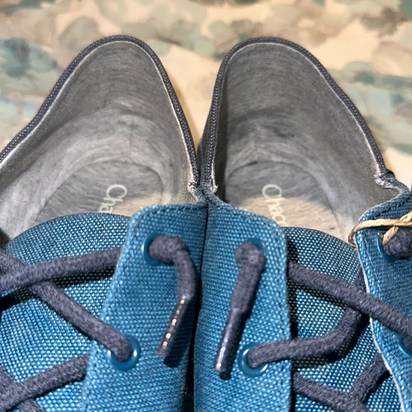 New Chaco Chillos Blue Canvas Slip on Sneakers Women’s 10 BNWT - Picture 14 of 16